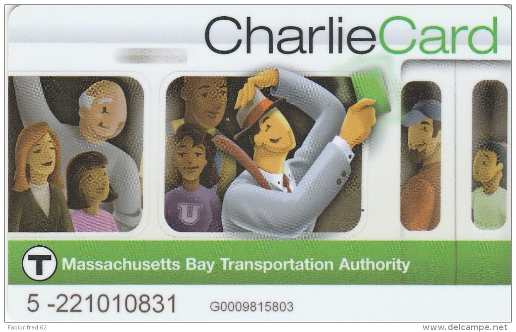 CARD MASSACHUSETTS BAY TRANSORRTATION  (M25.2 - Europe