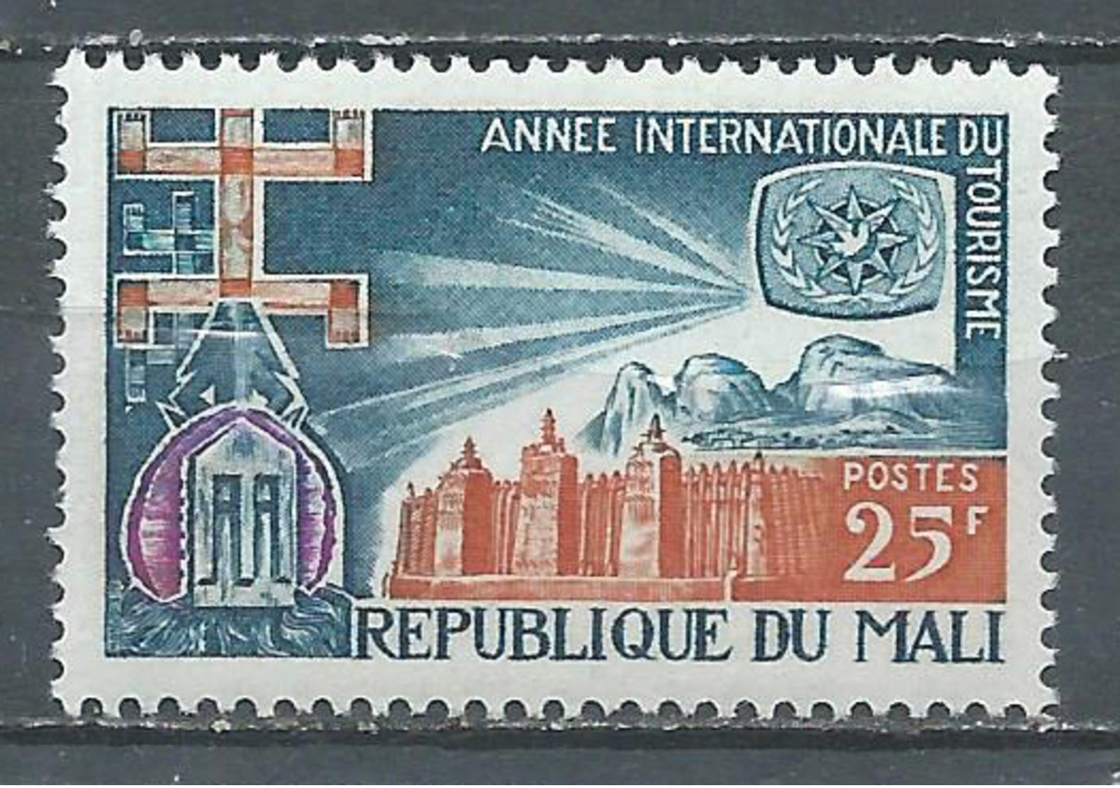 Mali YT N°100 Année Internationale Du Tourisme Neuf ** - Mali (1959-...)