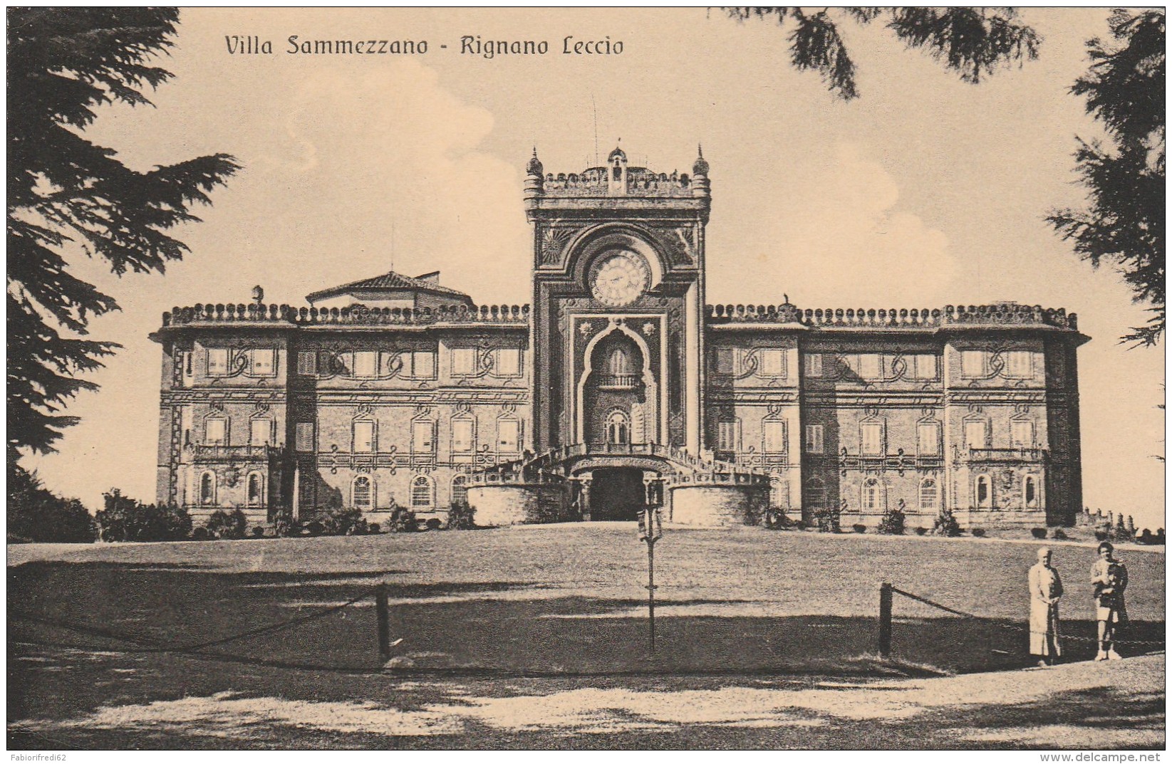 CARTOLINA NON VIAGGIATA ANNI 30 VILLA SAMMEZZANO RIGNANO LECCIO (HX441 - Altri & Non Classificati