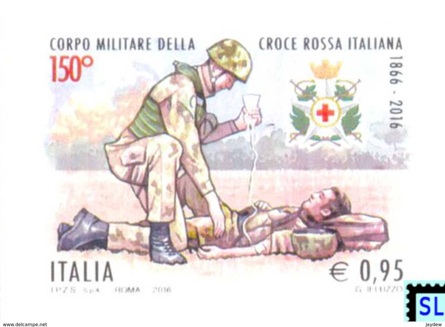 Italy Stamps 2016, The Military Corps Of Italian Red Cross, MNH - Unclassified