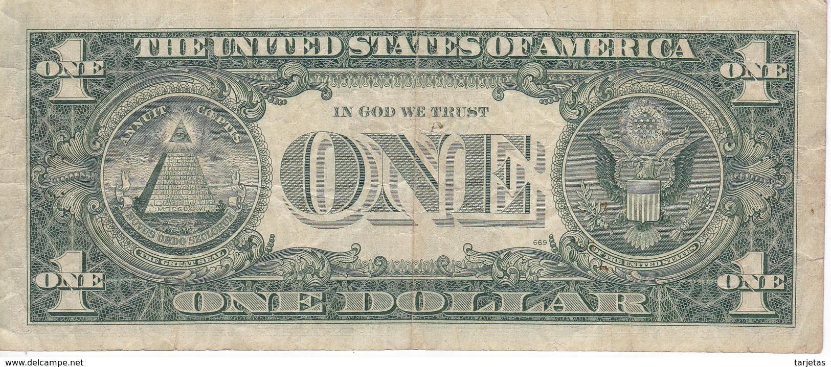 BILLETE DE ESTADOS UNIDOS DE 1 DOLLAR DEL AÑO 1963 LETRA L SAN FRANCISCO  (BANK NOTE) - Billetes De La Reserva Federal (1928-...)