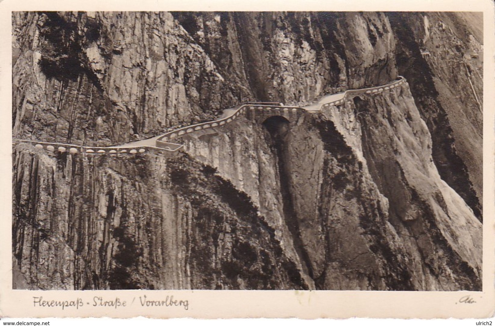 AK Flexenpass-Straße Zwischen Stuben - Zürs - Vorarlberg  (34227) - Stuben