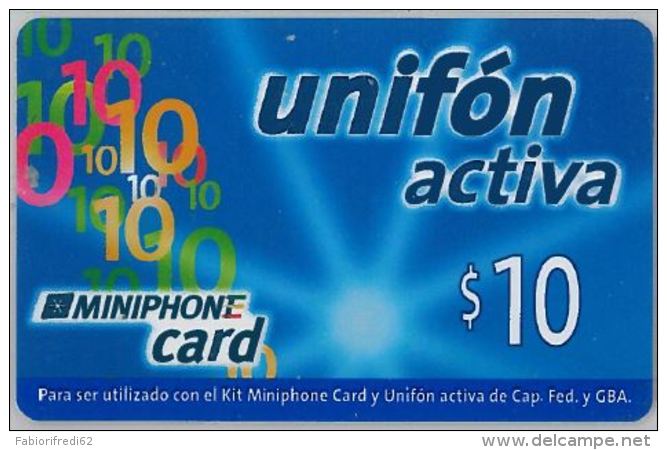 PREPAID PHONE CARD ARGENTINA (U.6.1 - Argentina