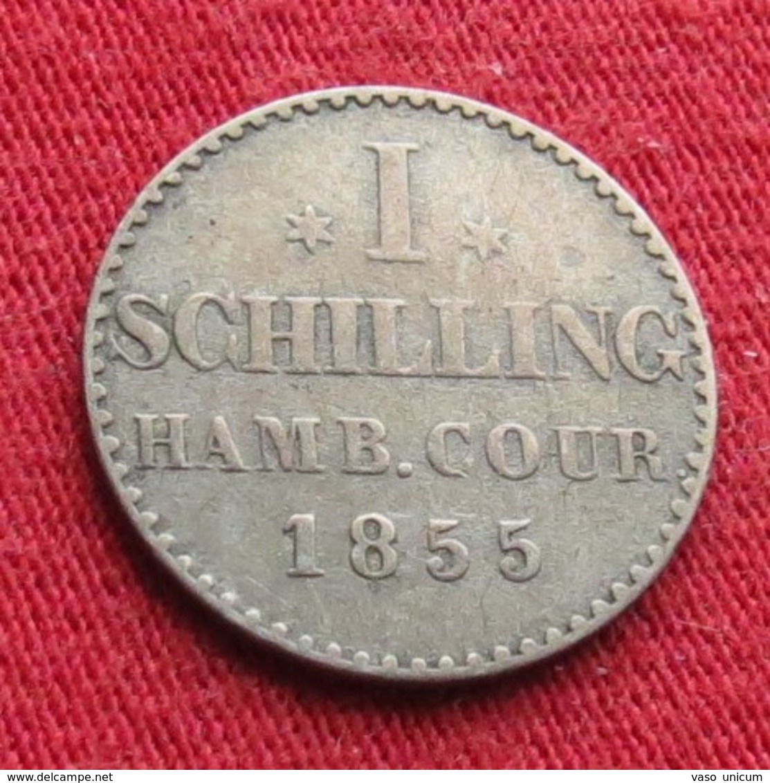 Germany Hamburg 1 Sh. 1855  Alemania Allemagne  L2-6 - Otros & Sin Clasificación