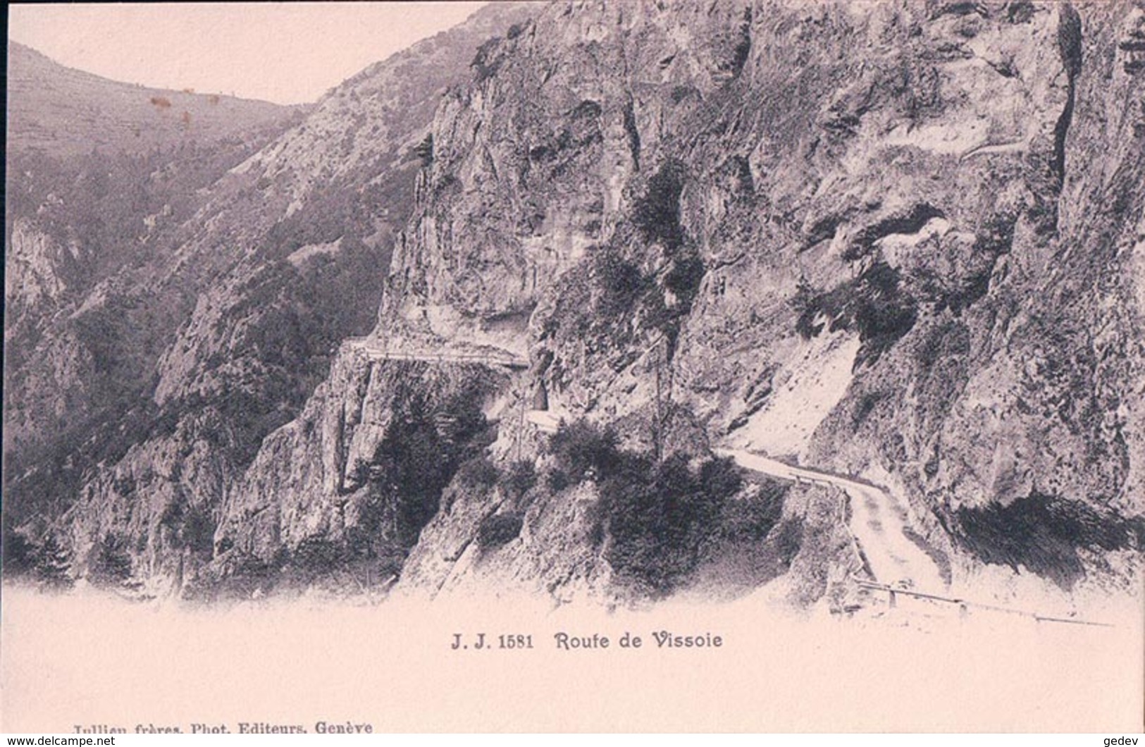 Val D'Anniviers, Route De Vissoie (1581) - Vissoie