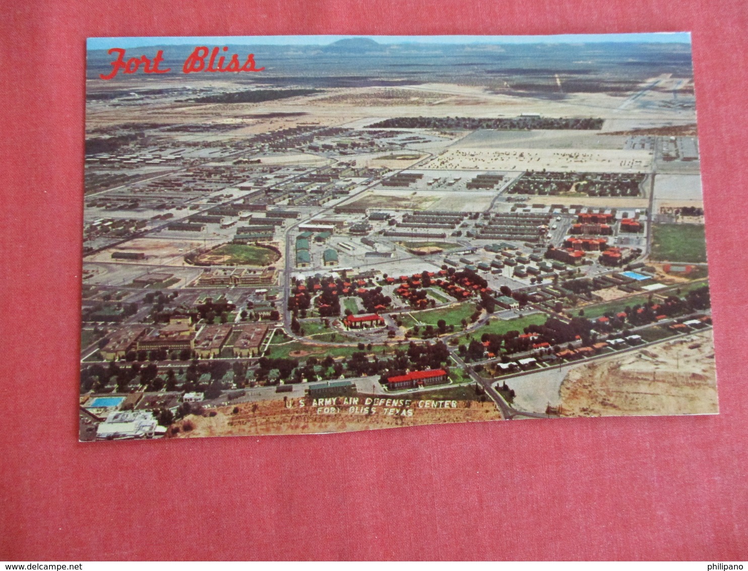 Aerial View US Army Fort Bliss   Texas > El Paso>  Ref 2934 - El Paso