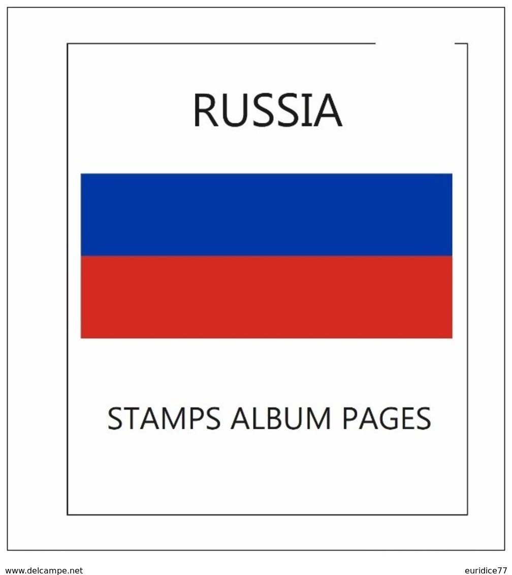 Suplemento Filkasol RUSIA 2015 -  Ilustrado Color (270x295mm.) Sin Montar - Afgedrukte Pagina's