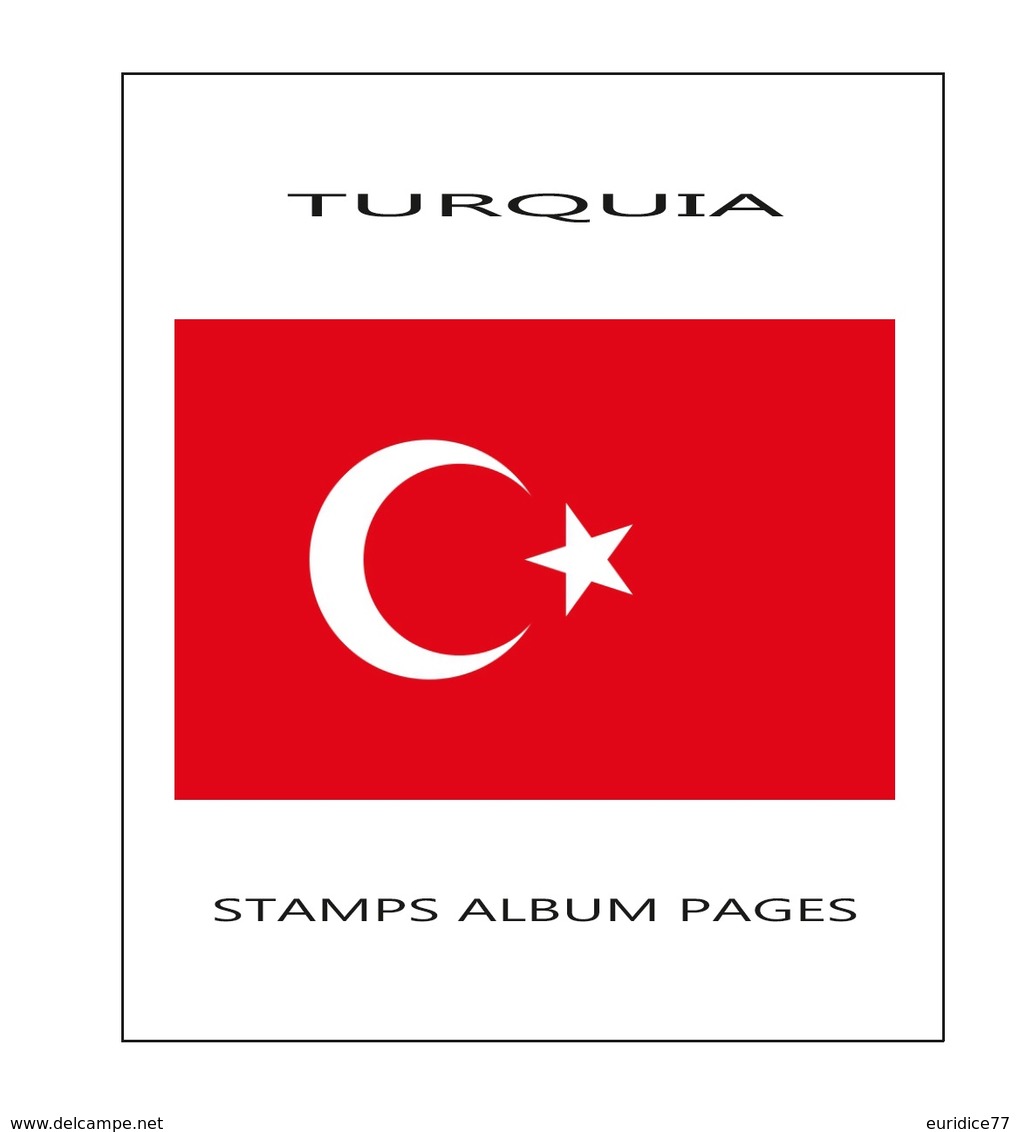 Suplemento Filkasol TURQUIA 2014 - Montado Con Filoestuches HAWID Transparentes - Afgedrukte Pagina's