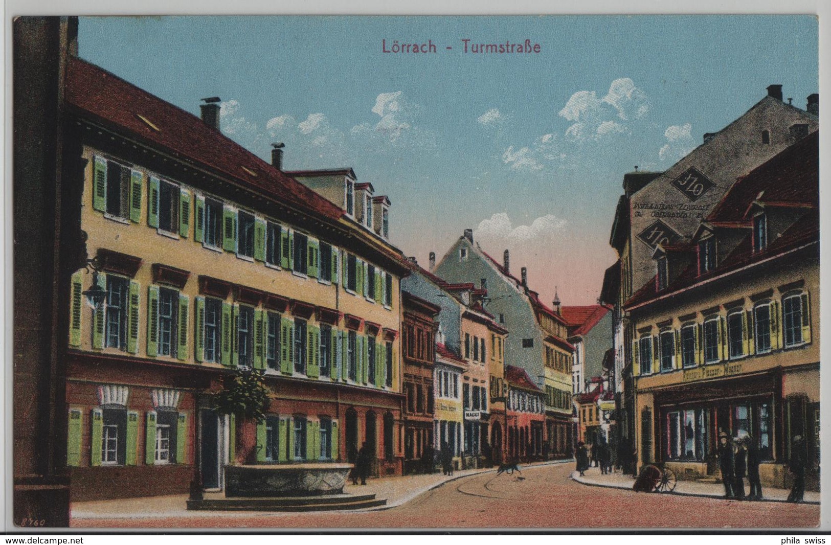 Lörrach - Turmstrasse, Belebt - Lörrach