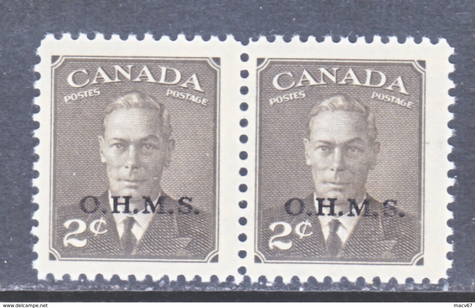 CANADA  OFFICIAL  O 13 X 2   ** - Overprinted