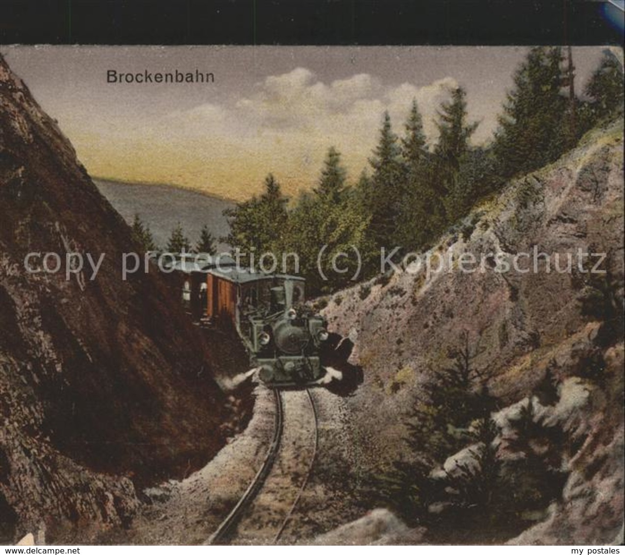 11444562 Brockenbahn  Bergbahn - Autres & Non Classés