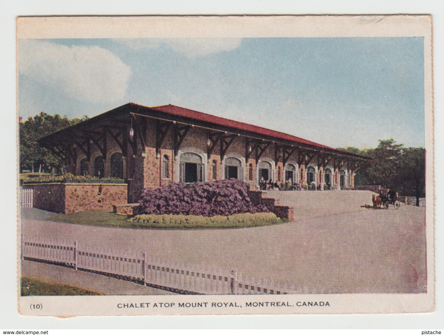 Montréal Québec Canada - Chalet Mount Royal - Folkard - Written In 1947 - Stamp & Postmark - 3 Scans - Montreal