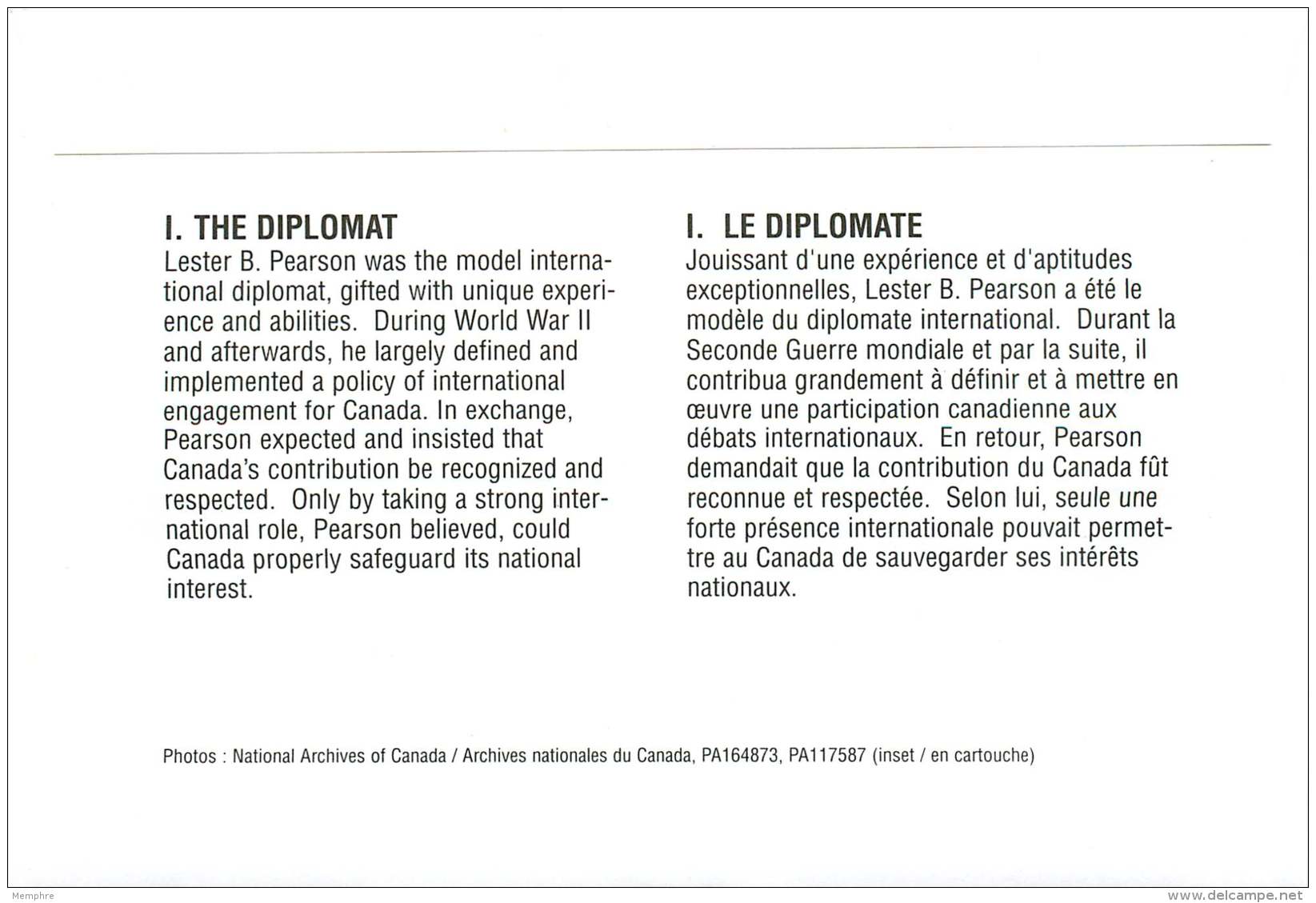 1997 Lester B Pearson  Dilplomat, Nobel Peace Prize Winner, Prime Minister Of Canada S24a-c - Enveloppes Commémoratives