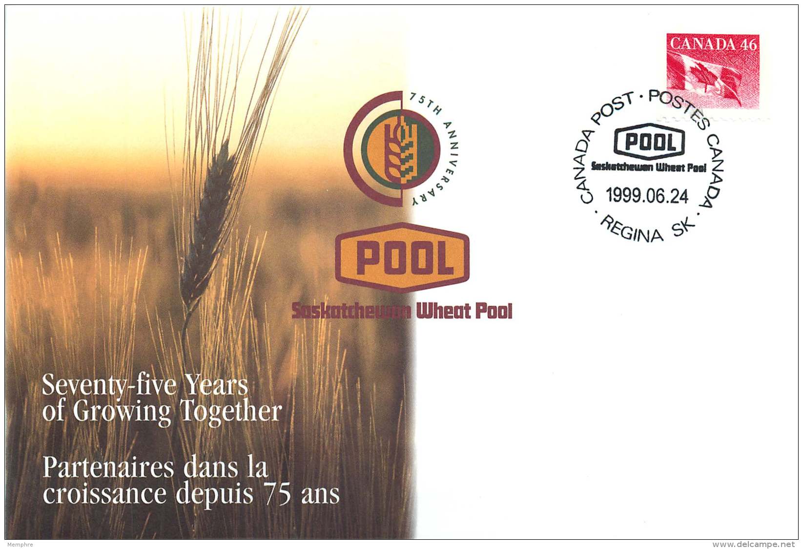 1999  Saskatchewan Wheat Pool S36 - HerdenkingsOmslagen