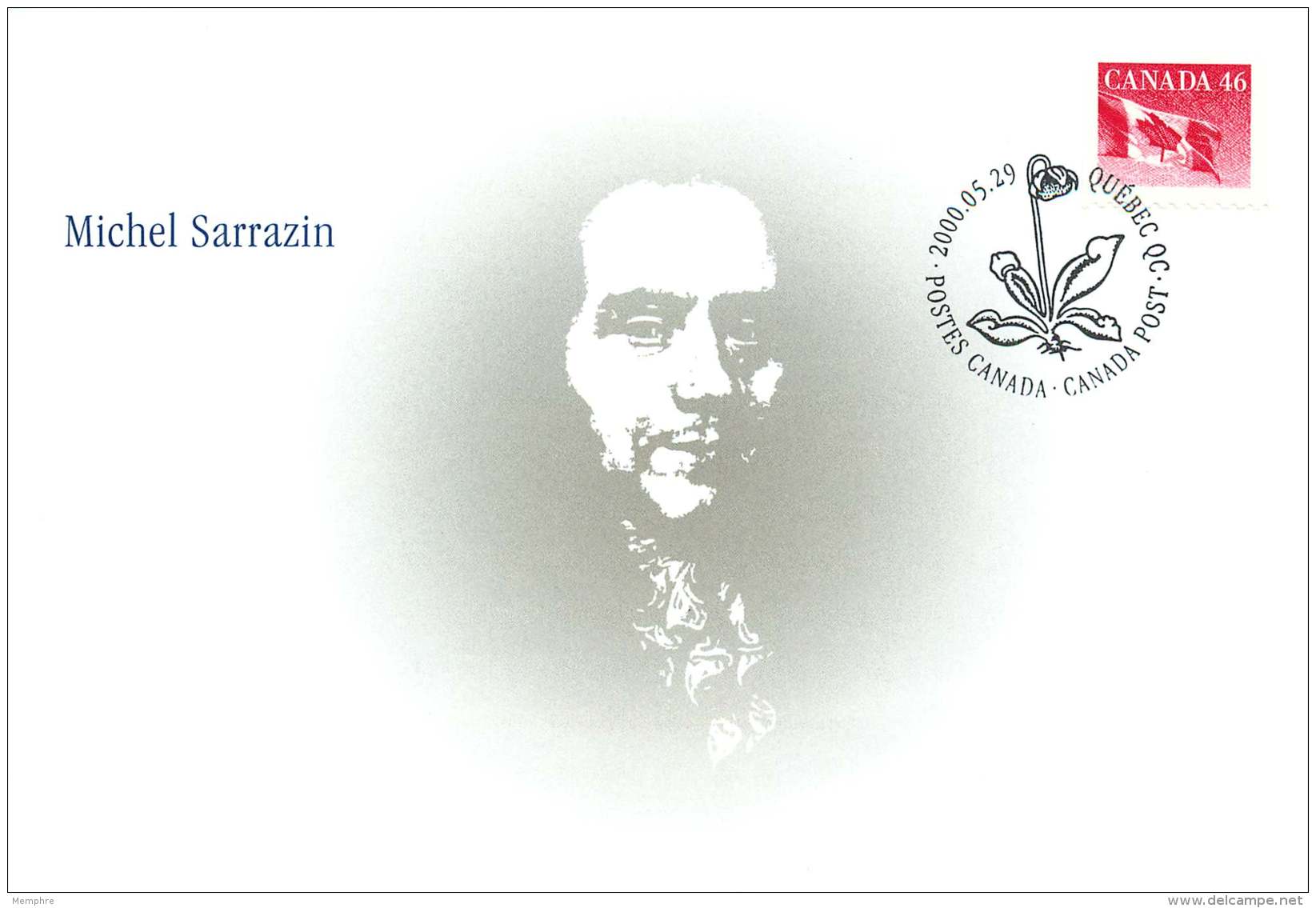 2000-  Michel SArrazin 17th Century Medical Doctor And Botanist S40 - Sobres Conmemorativos