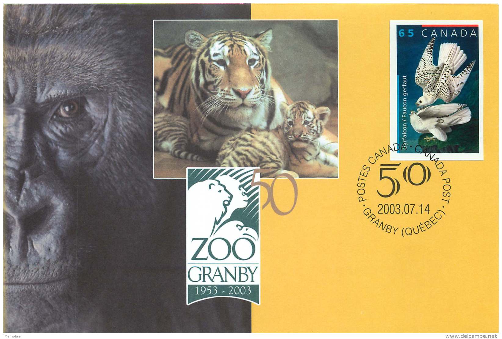 2003-  Granby Zoo 50th Ann. S57 - HerdenkingsOmslagen