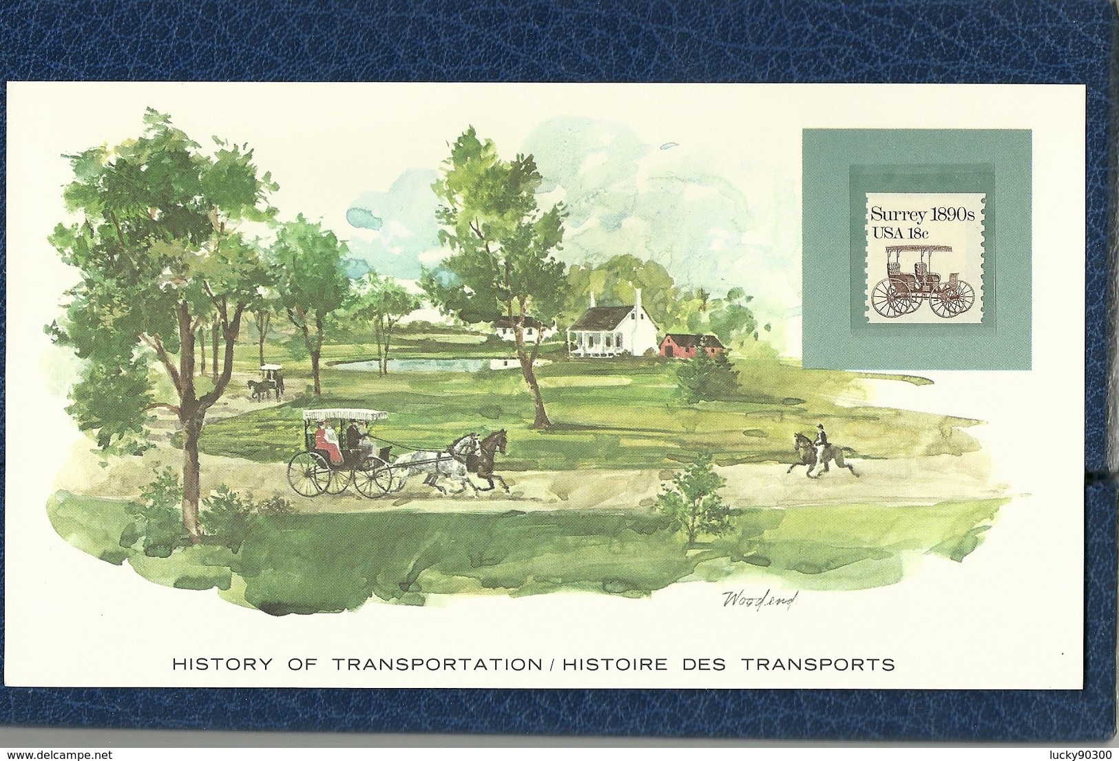 HISTOIRE DES TRANSPORTS - TIMBRE NEUF UNITED STATES ETATS UNIS USA SUR CARTE  - CABRIOLET - Stage-Coaches