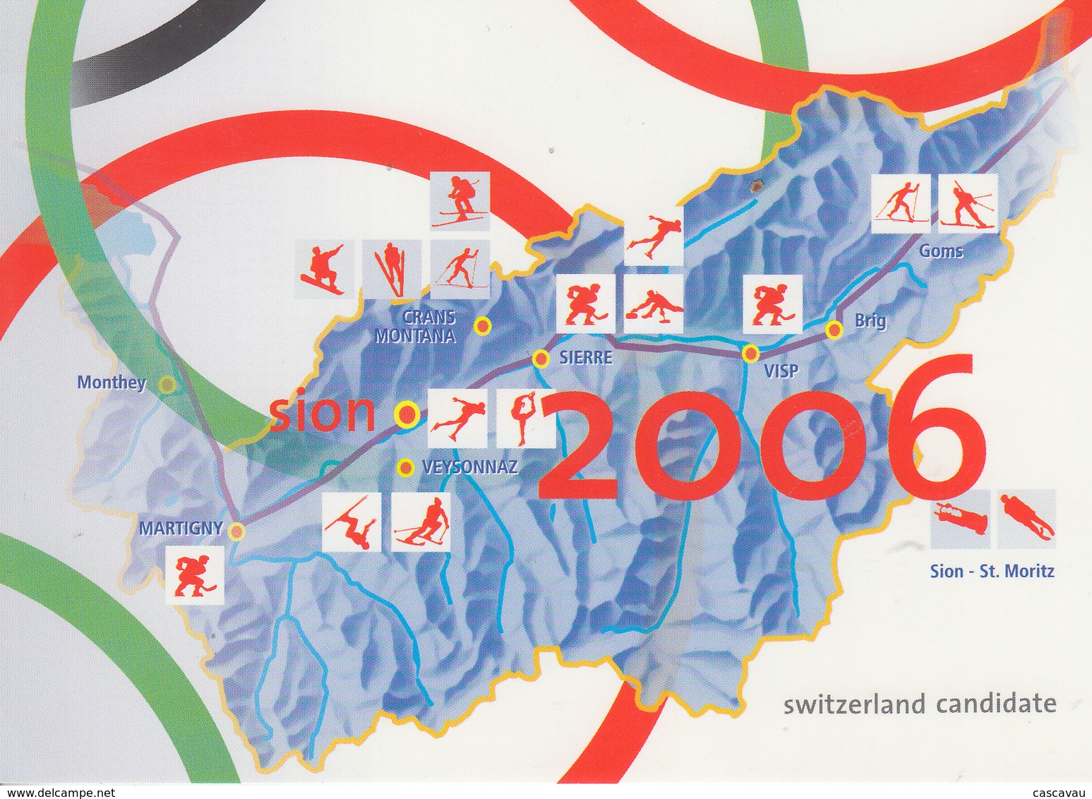 Carte  Entier  Postal   SUISSE   Jeux   Olympiques   De   NAGANO    1998 - Winter 1998: Nagano