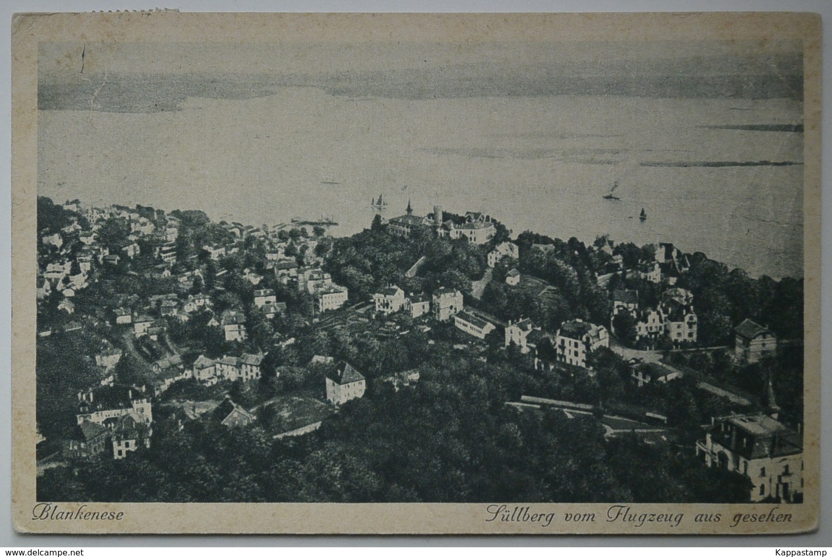 Alte AK Blankenese Süllberg Von Flugzeug Aus Gesehen Siehe Scan(AK/32 - Blankenese