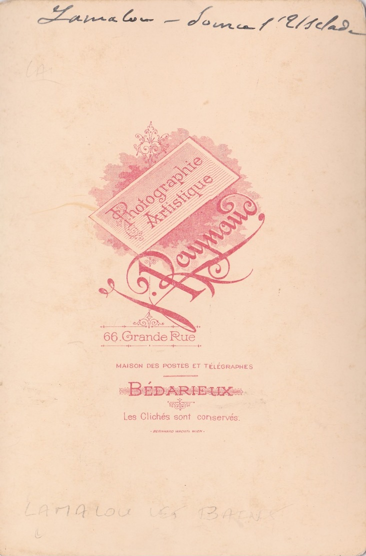 LAMALOU LES BAINS 1880/90 - Photo Originale De L'Etablissement De La Source L' USCLADE ( Hérault ) - Lieux