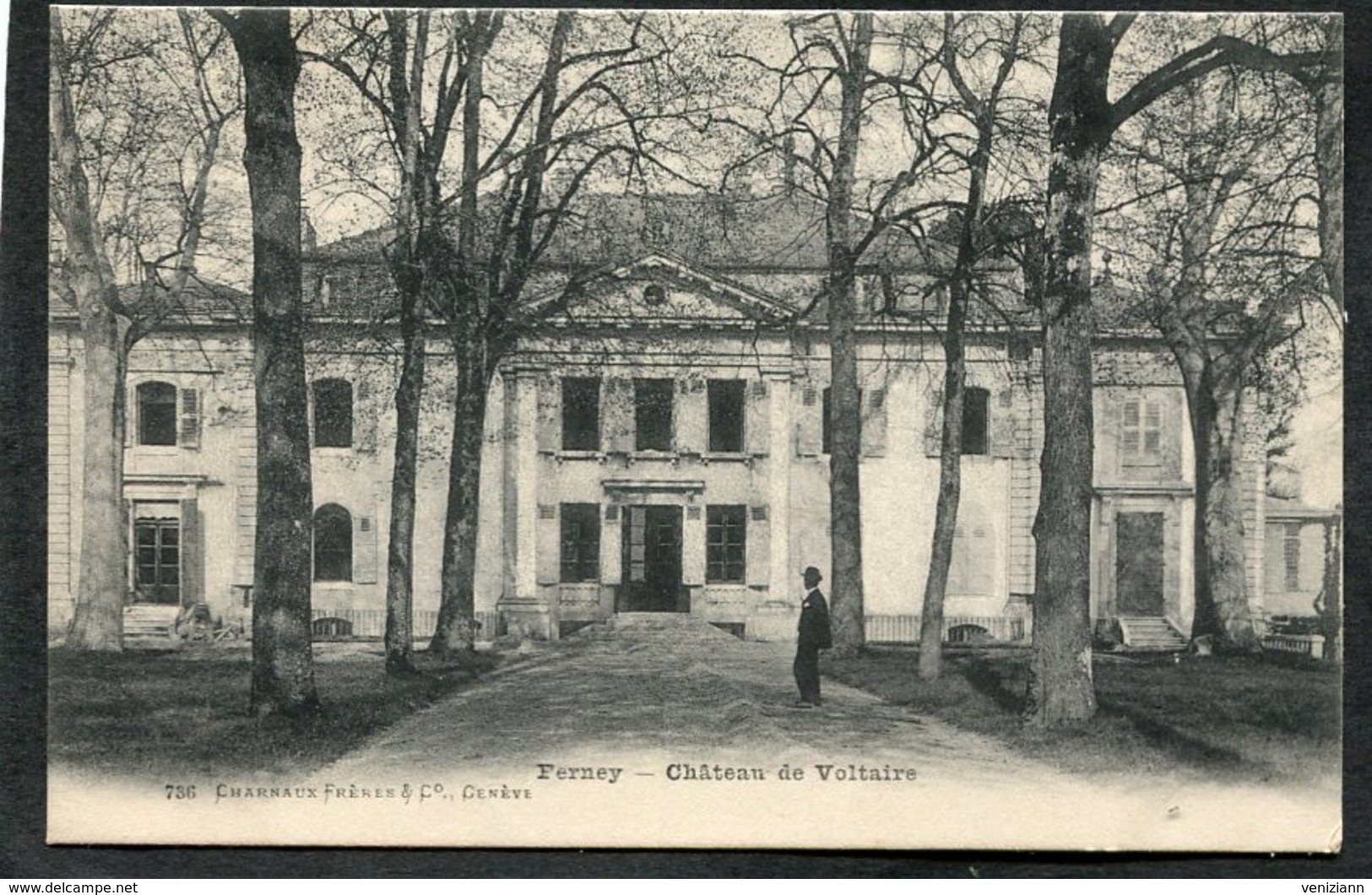 CPA - FERNEY - Le Château De Voltaire, Animé - Ferney-Voltaire