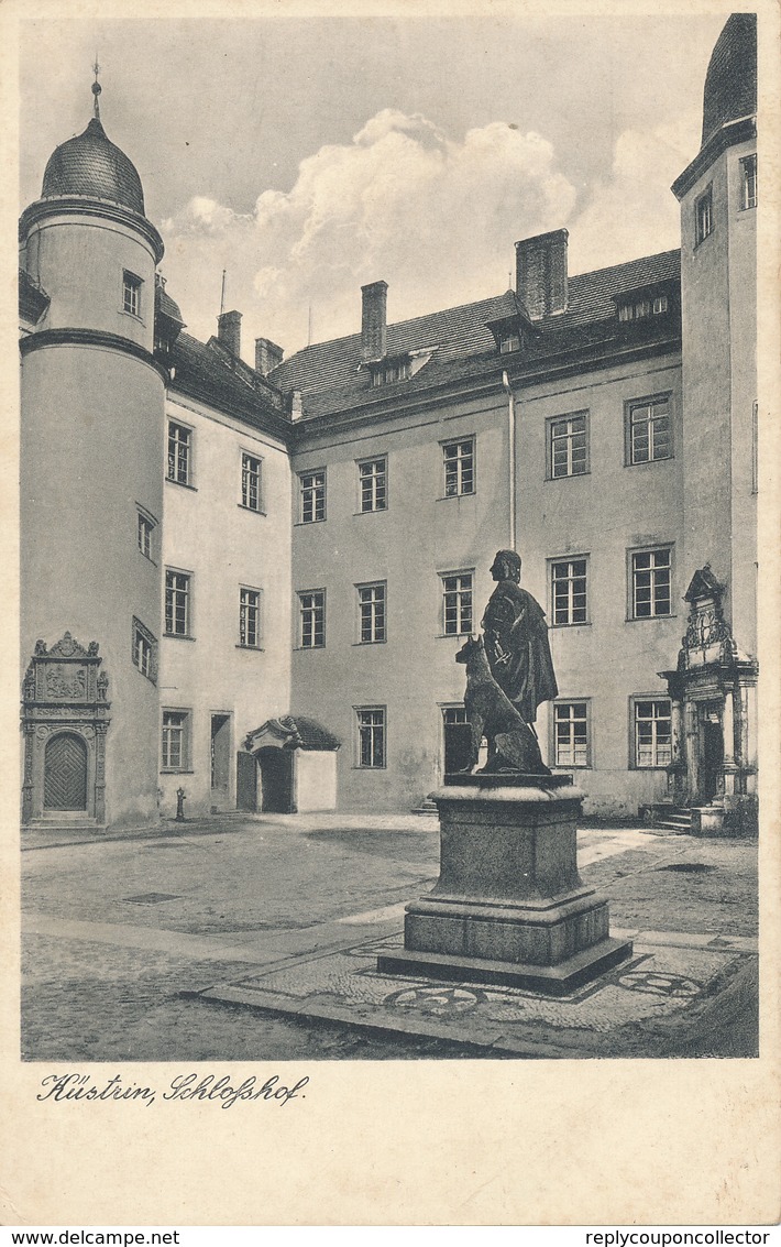 KÜSTRIN / KOSTRZYN - 1943 , Schlosshof - Neumark