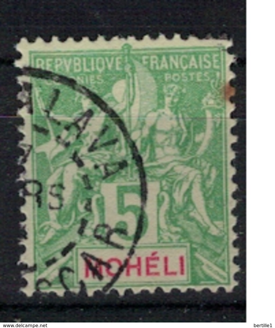 MOHELI         N°  YVERT    4         OBLITERE       ( O   3/12 ) - Used Stamps