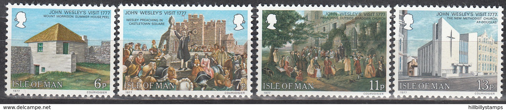 ISLE OF MAN     SCOTT NO. 105-8      MNH     YEAR  1977 - Isle Of Man