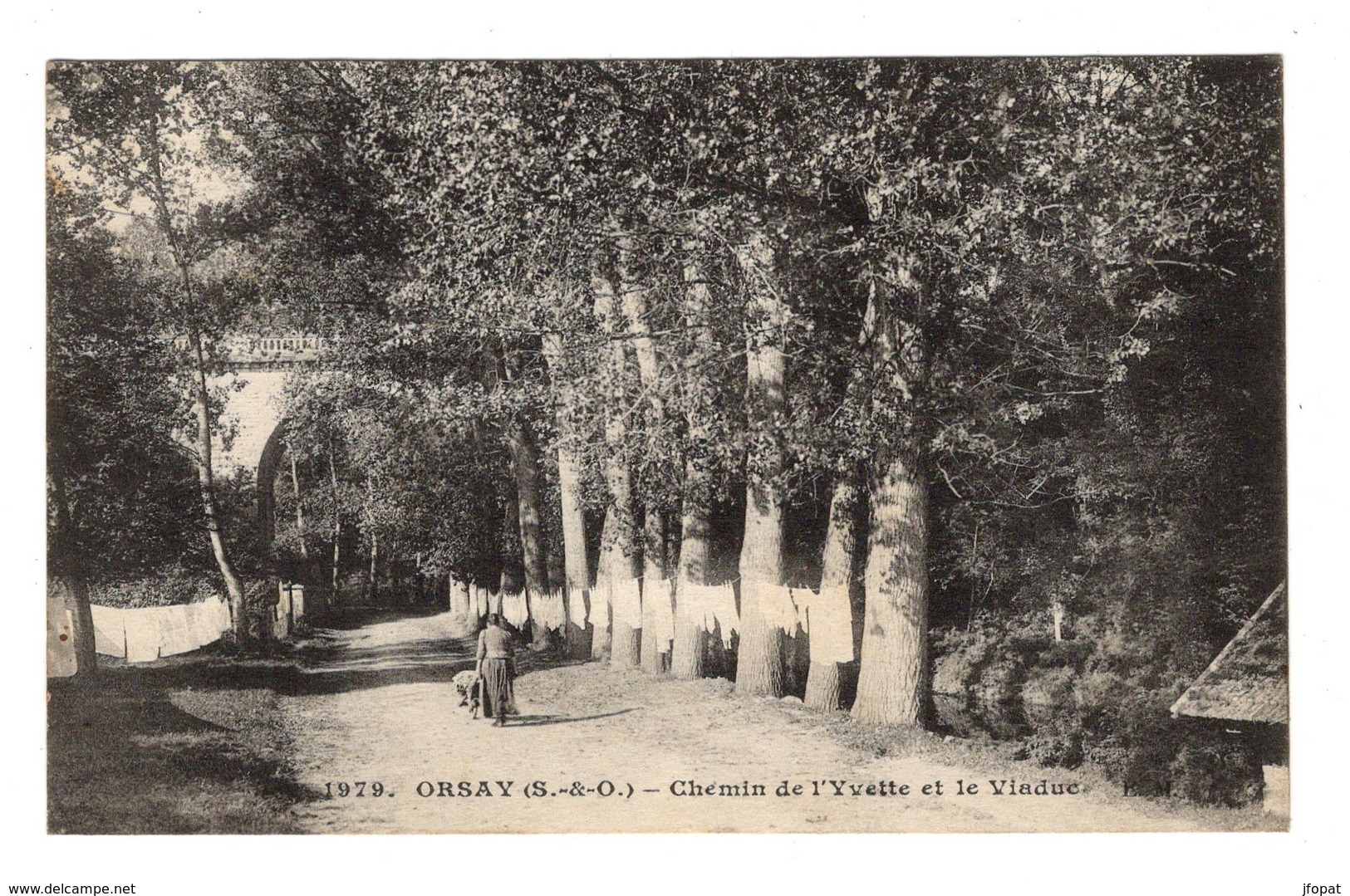 91 ESSONNE - ORSAY Chemin De L'Yvette Et Le Viaduc - Orsay