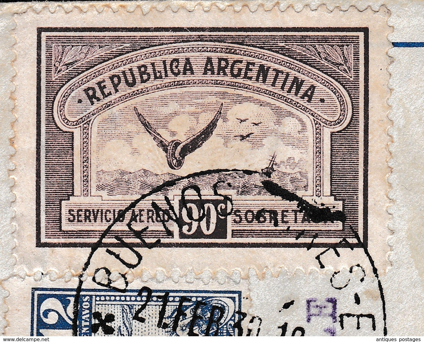 Lettre 1930 Buenos Aires Argentine Aeropostal Compagnie Générale Aéropostale - Poste Aérienne