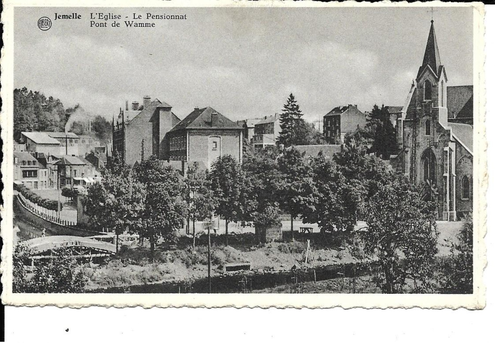 Rochefort Jemelle L'eglise Le Pensionnat Pont De La Wamme - Rochefort