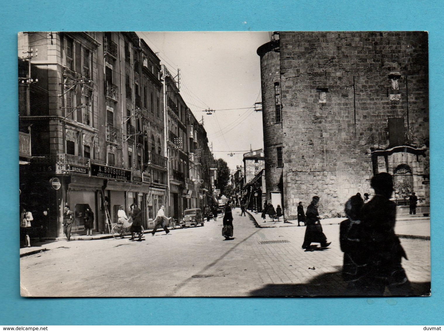 11 Aude Narbonne Rue Entre Deux Villes Carte Photo ( Format 9 X 14 ) - Narbonne