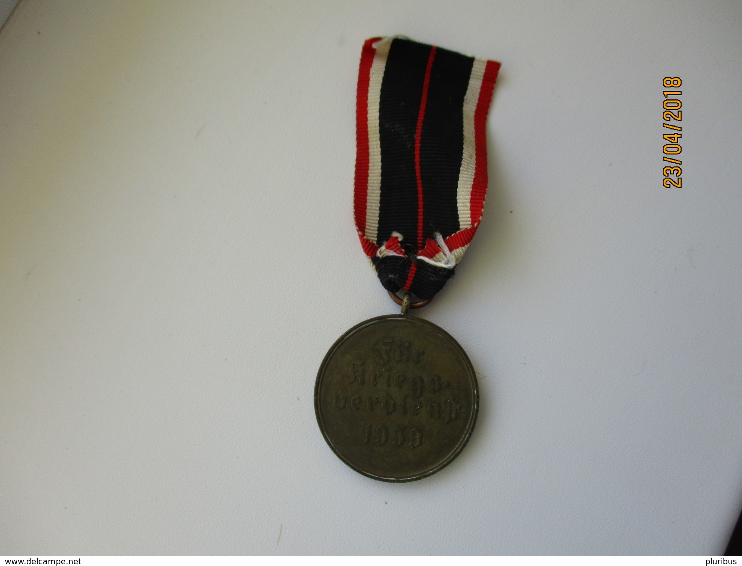 GERMAN WW II HITLER ERA MEDAL FÜR KRIEGSVERDIENST 1939 , 0 - Allemagne