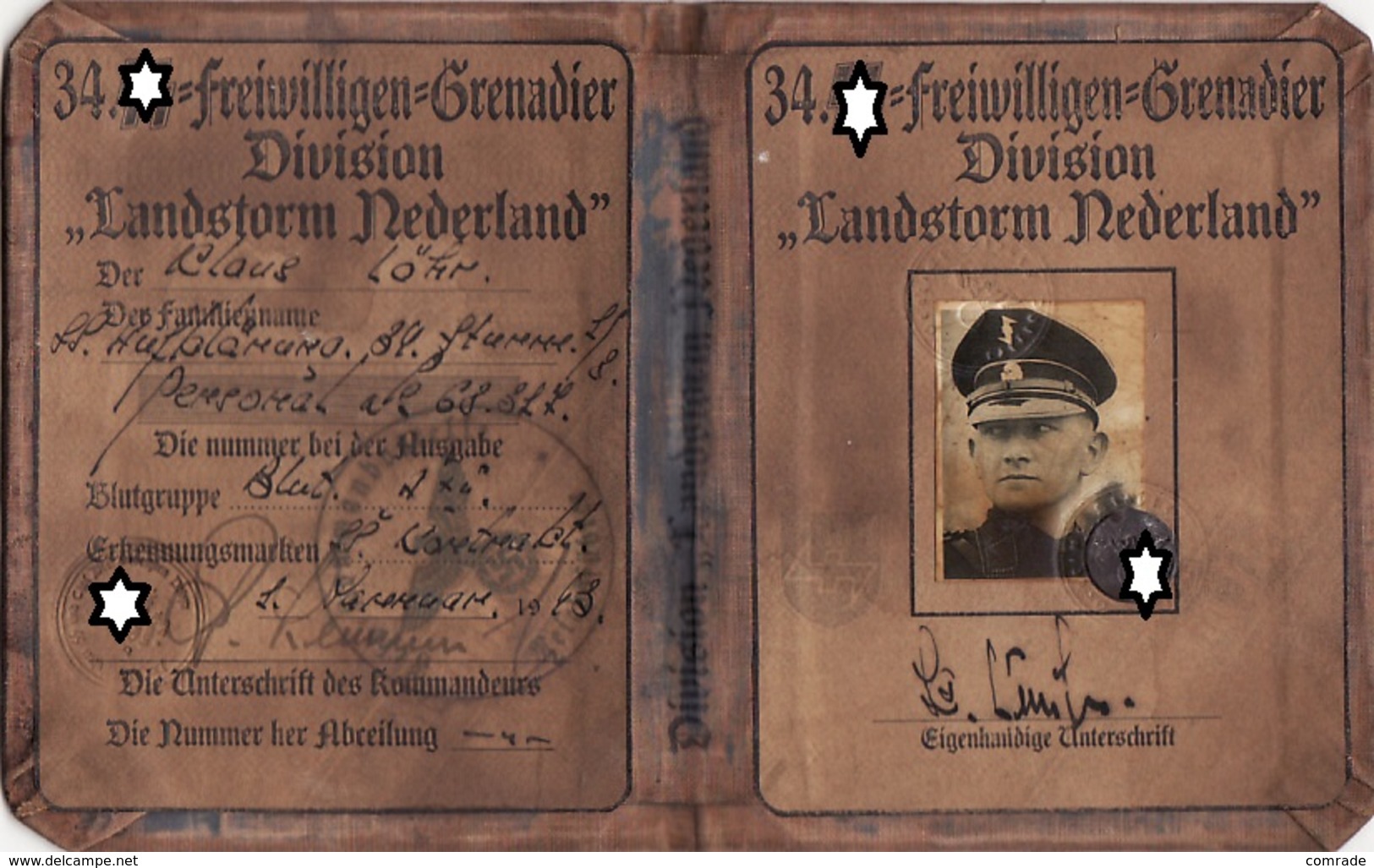 DOCUMENT III Reich. Nazi WW2 Germany.not Original - Documents