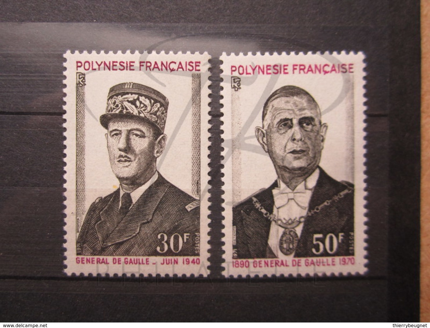 VEND BEAUX TIMBRES DE POLYNESIE N° 89 + 90 , XX !!! - Neufs