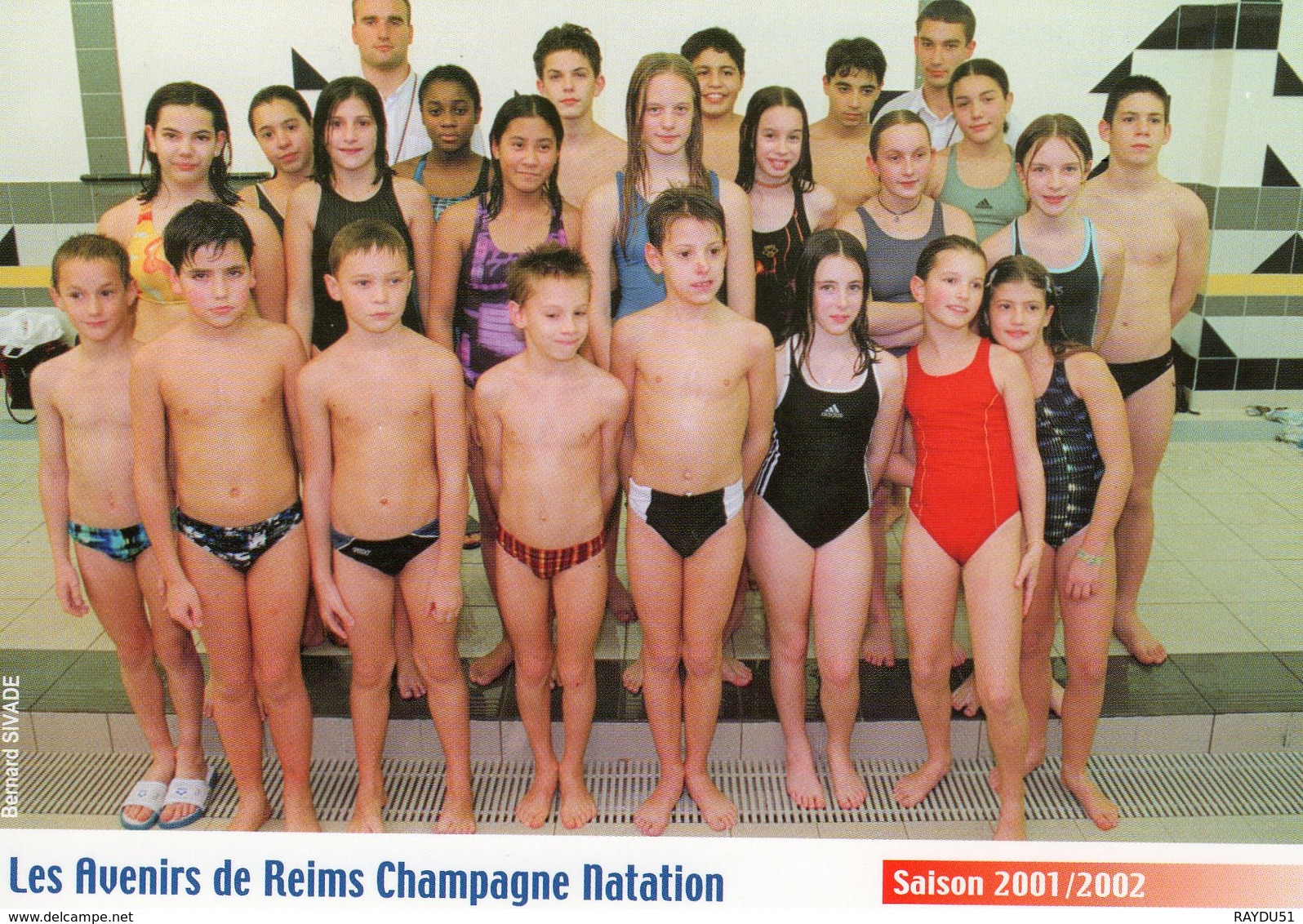 REIMS CHAMPAGNE NATATION - LES AVENIRS -   Saison 2001/2002 - Swimming