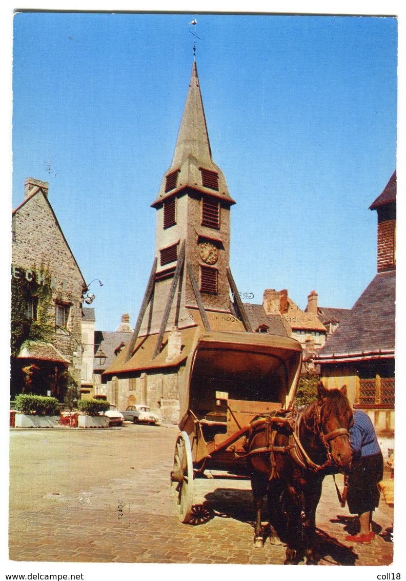 CPM  14 HONFLEUR Vieux Clocher ( Attelage ) - Honfleur