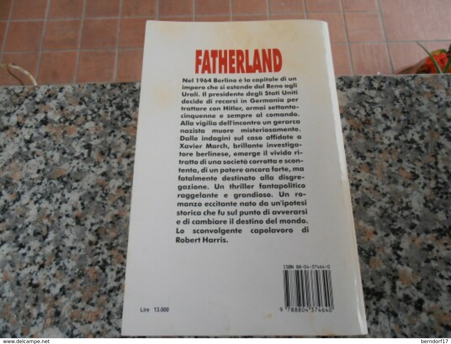 Fatherland - Robert Harris - Action Et Aventure