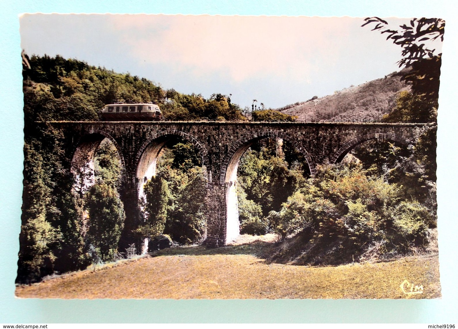 Cpsm Stock Neuf " Autorail Des CFD Le Mastrou Sur Le Pont Du Bail" Coll C.Schnabel - Matériel