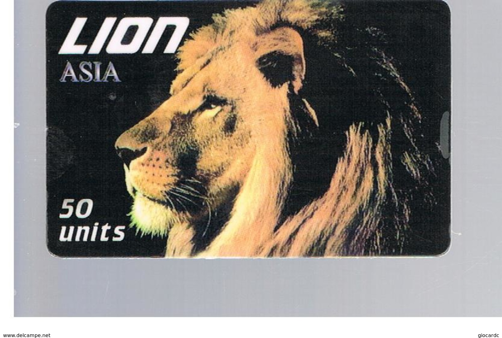 ITALIA (ITALY) - REMOTE - LION CARD -   ANIMALS , ASIA            - USED - RIF. 10931 - [2] Sim Cards, Prepaid & Refills
