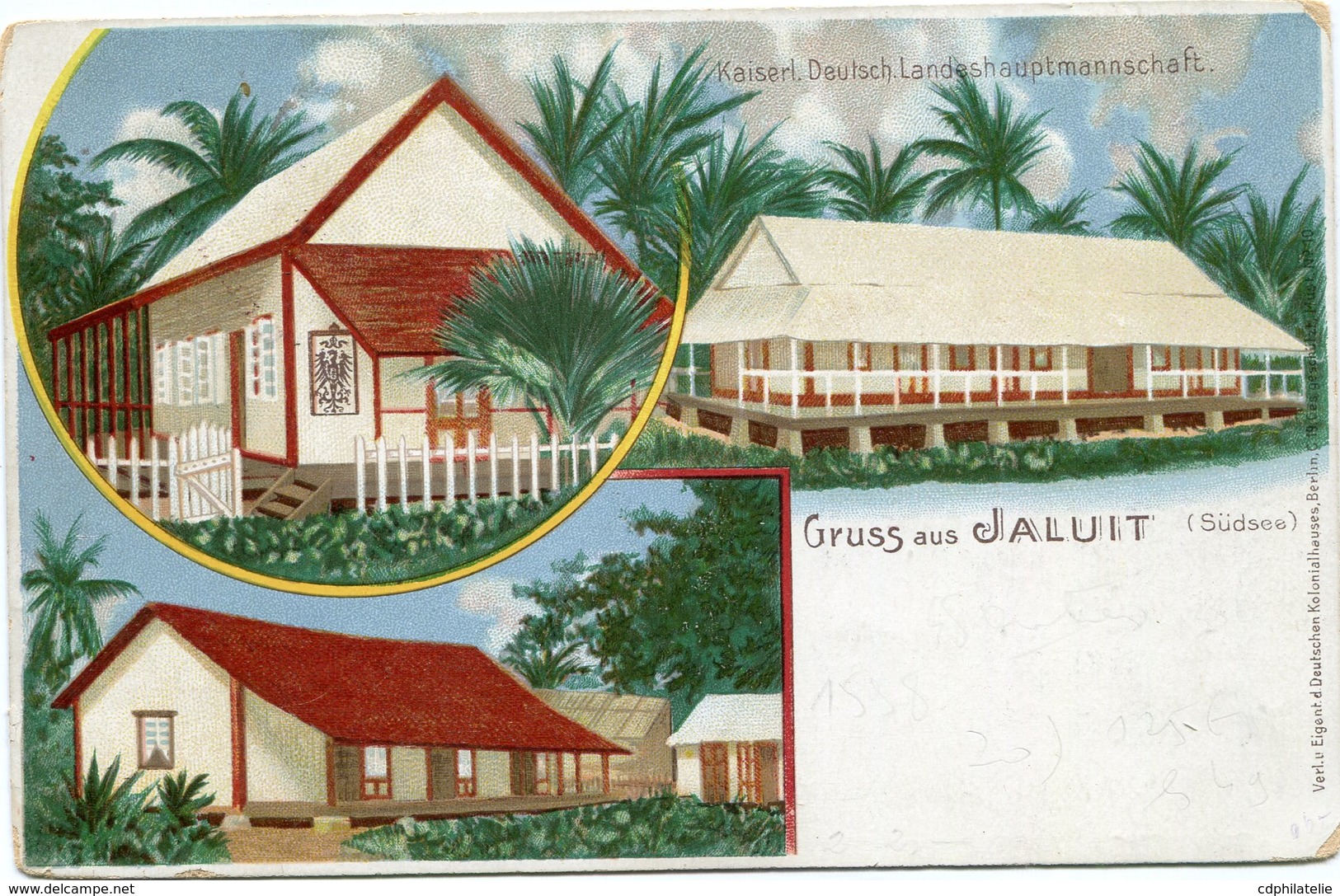 MARSHALL ENTIER POSTAL NEUF (CARTE POSTALE GRUSS) - Islas Marshall