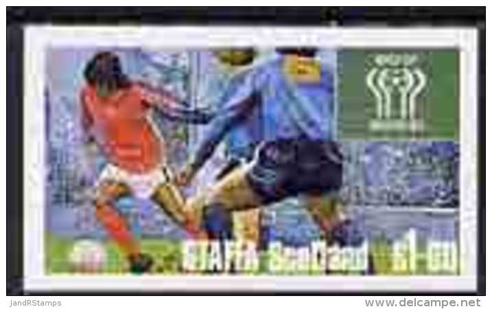 14814 Staffa 1978 Football World Cup Imperf Souvenir Sheet (1 Value) Unmounted Mint - 1978 – Argentina