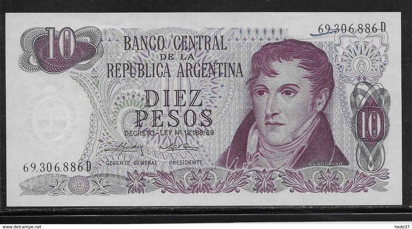 Argentine - 10 Pesos - Pick N° 289 - NEUF - Argentine