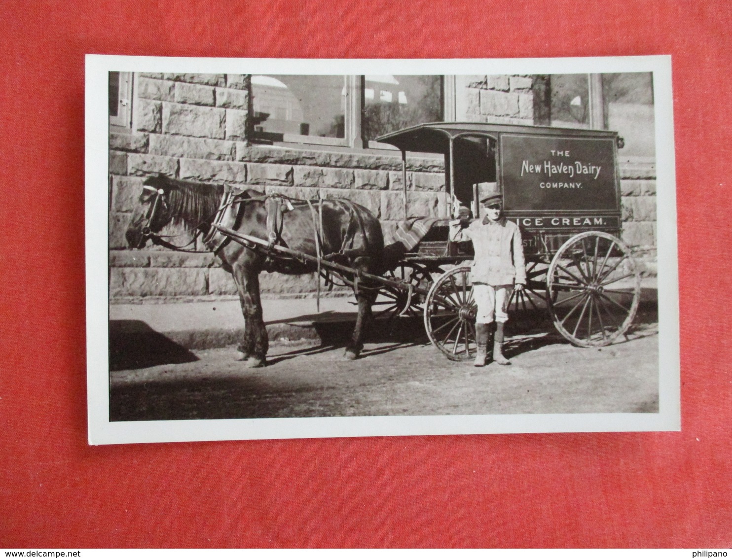 RPPC New Haven Dairy Company Horse Drawn  Wagon Kodak Box -- II Believe Card Is Circa 1992--- Ref 2935 - Other & Unclassified