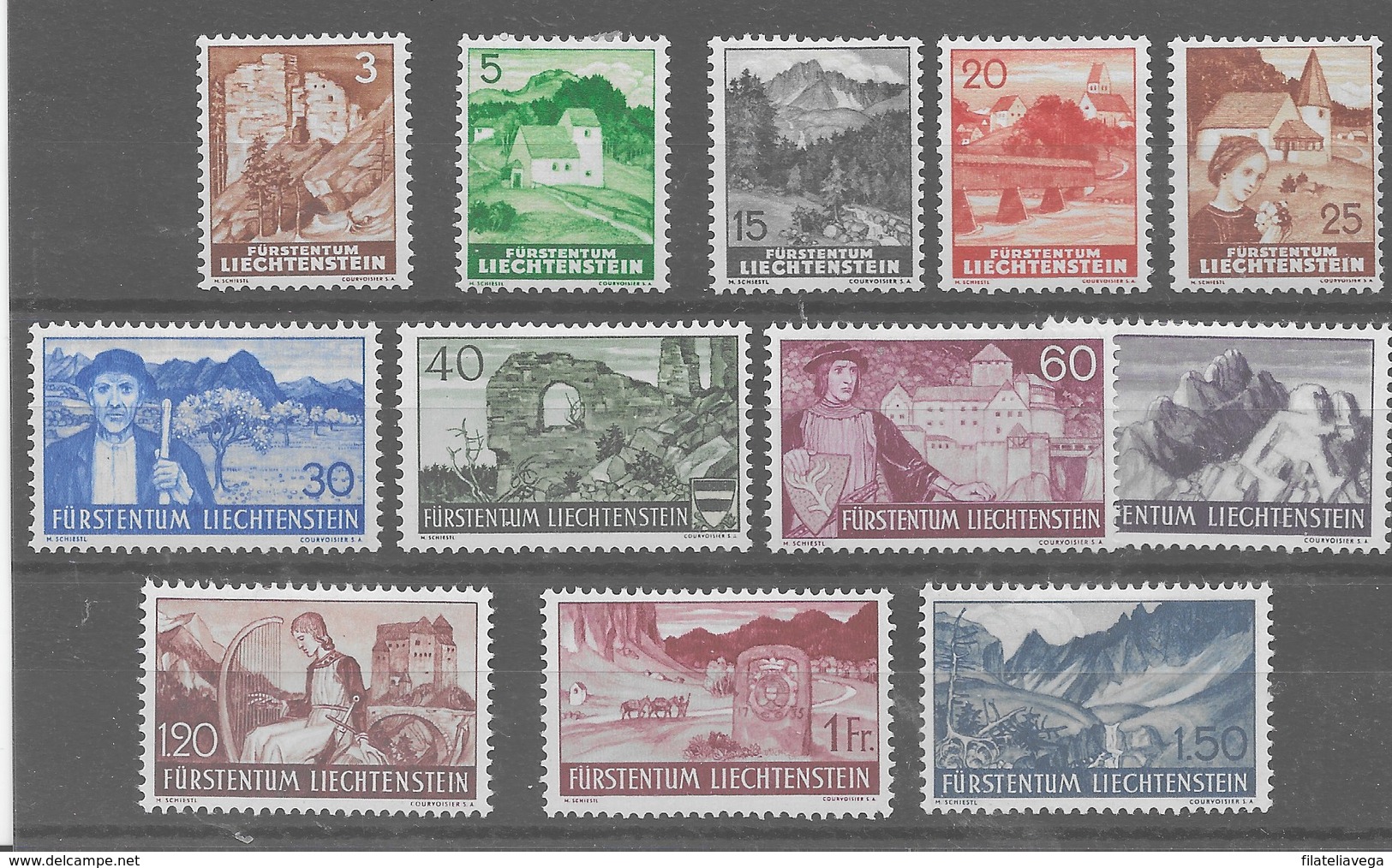 Serie De Liechtensein N ºYvert 141/52 ** - Unused Stamps