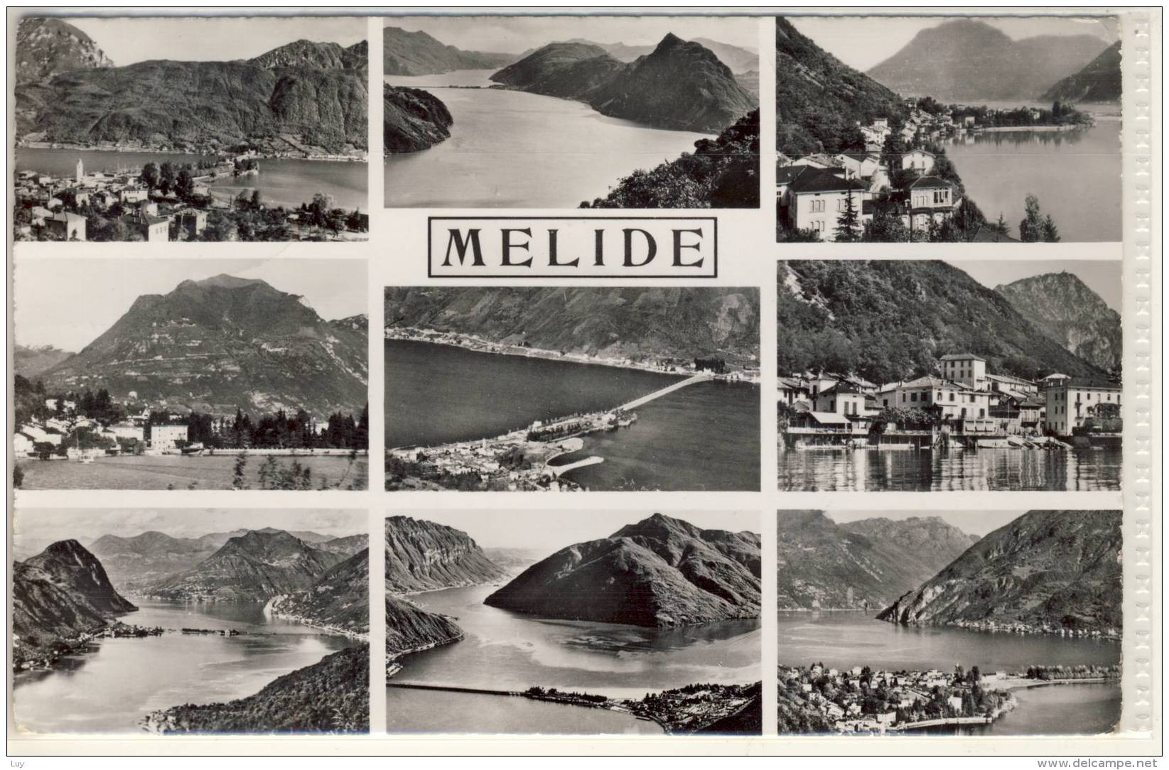 MELIDE  MERHFACHANSICHT  1954 - Melide
