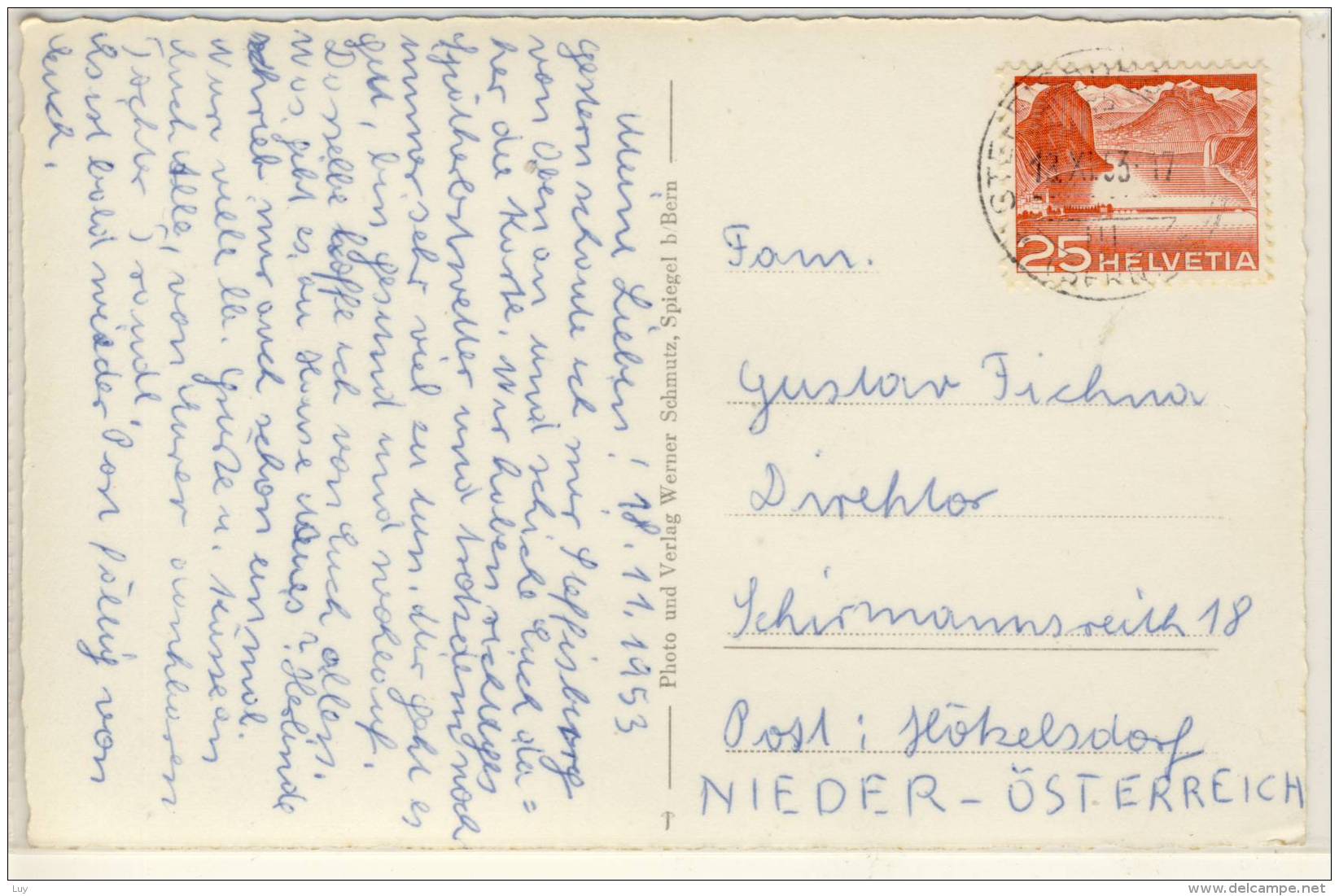 STEFFISBURG - MIT HOMBERG   PANORAMA  1953 - Steffisburg