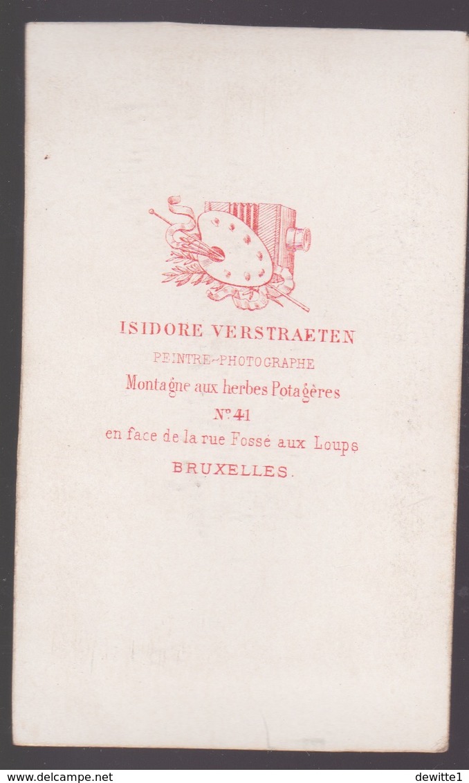 Photografie CDV   FEMME     Photographe VERSTRAETEN     Voir Scans - Anonymous Persons