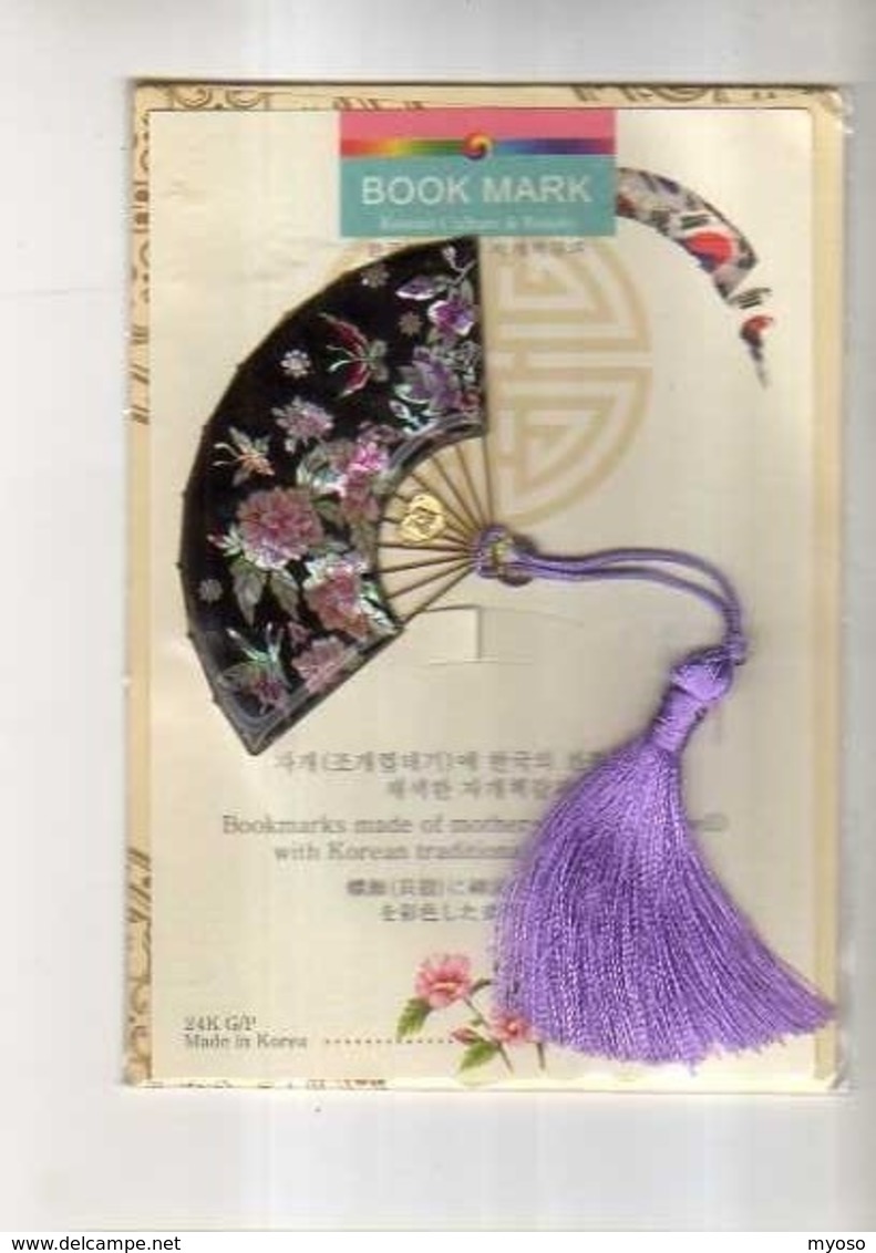 BOOK MARK, Marque Page, Made In Korea, Neuf Dans Emballage, Eventail - Marque-Pages