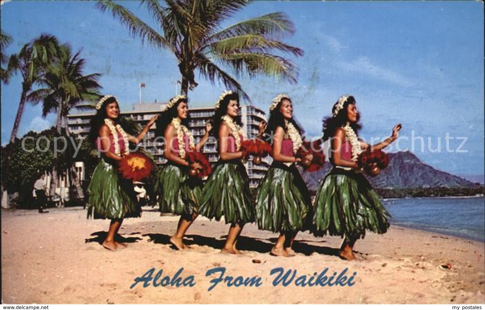 72510794 Waikiki Dancers Of Hawaii Waikiki Honolulu - Autres & Non Classés